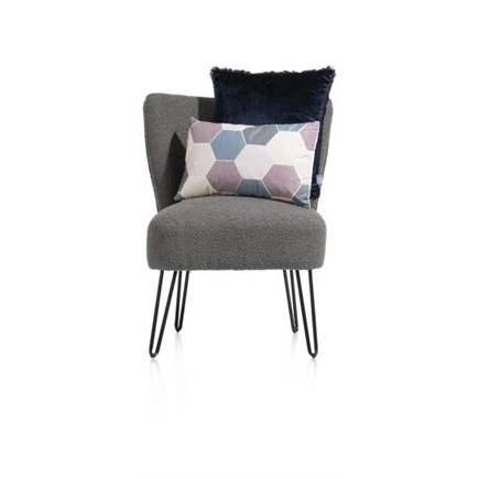 Coco Maison Maud fauteuil Antraciet